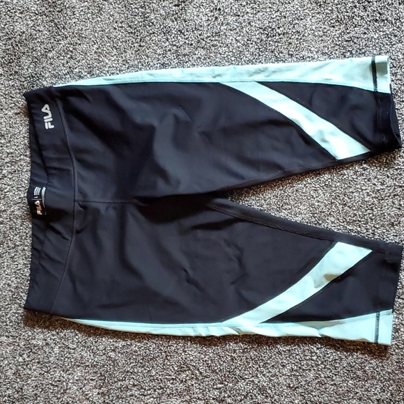 Fila Pants - Fila Capri Workout Athletic Yoga Pants